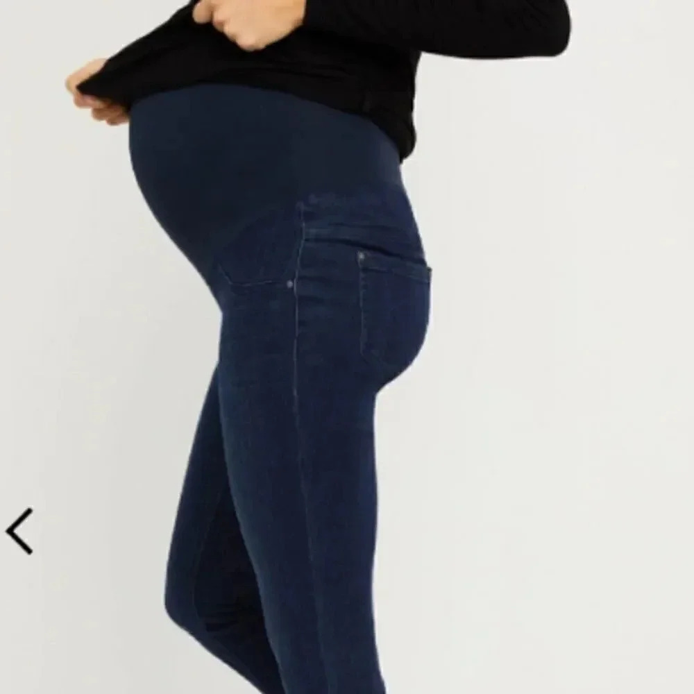 Motherhood Maternity | Indigo Blue Dark Wash Jeggings (S) - Picture 5 of 5